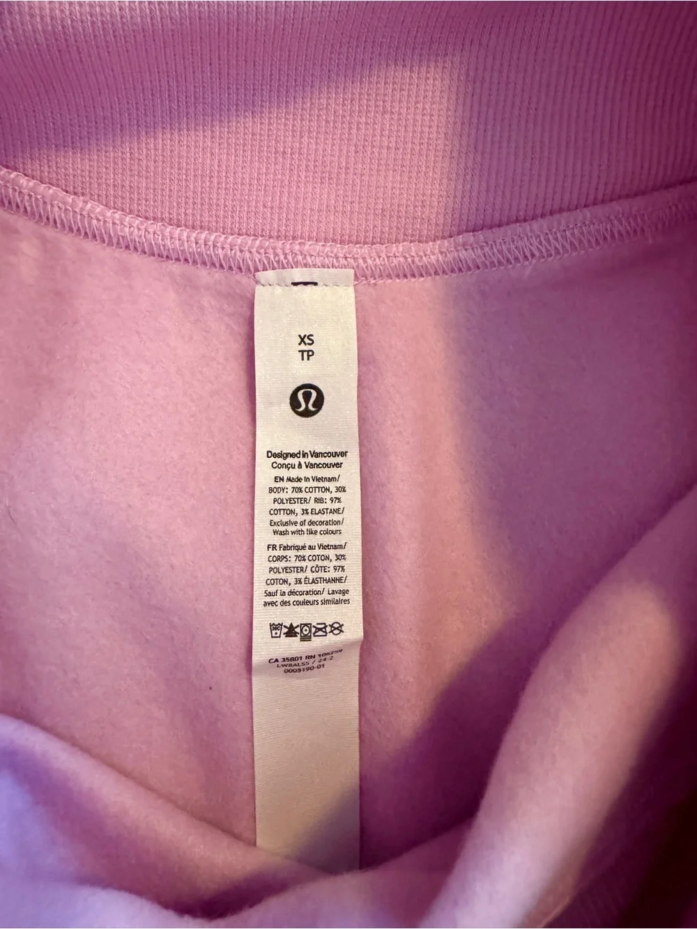 lululemon athletica Pink Knit Mini Skirt